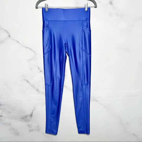 Bandier All Access Center Stage Blue Shine Leggings - Picture 4 of 12